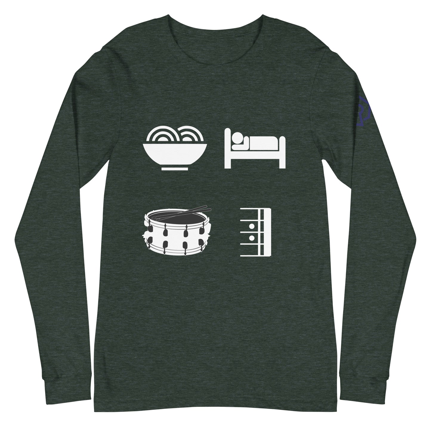 Eat, Sleep, Drum, Repeat Long Sleeve Tee