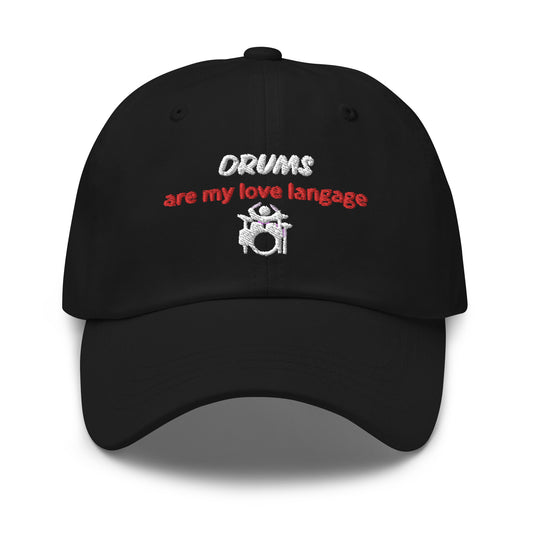 Drums Love Language Dad Hat