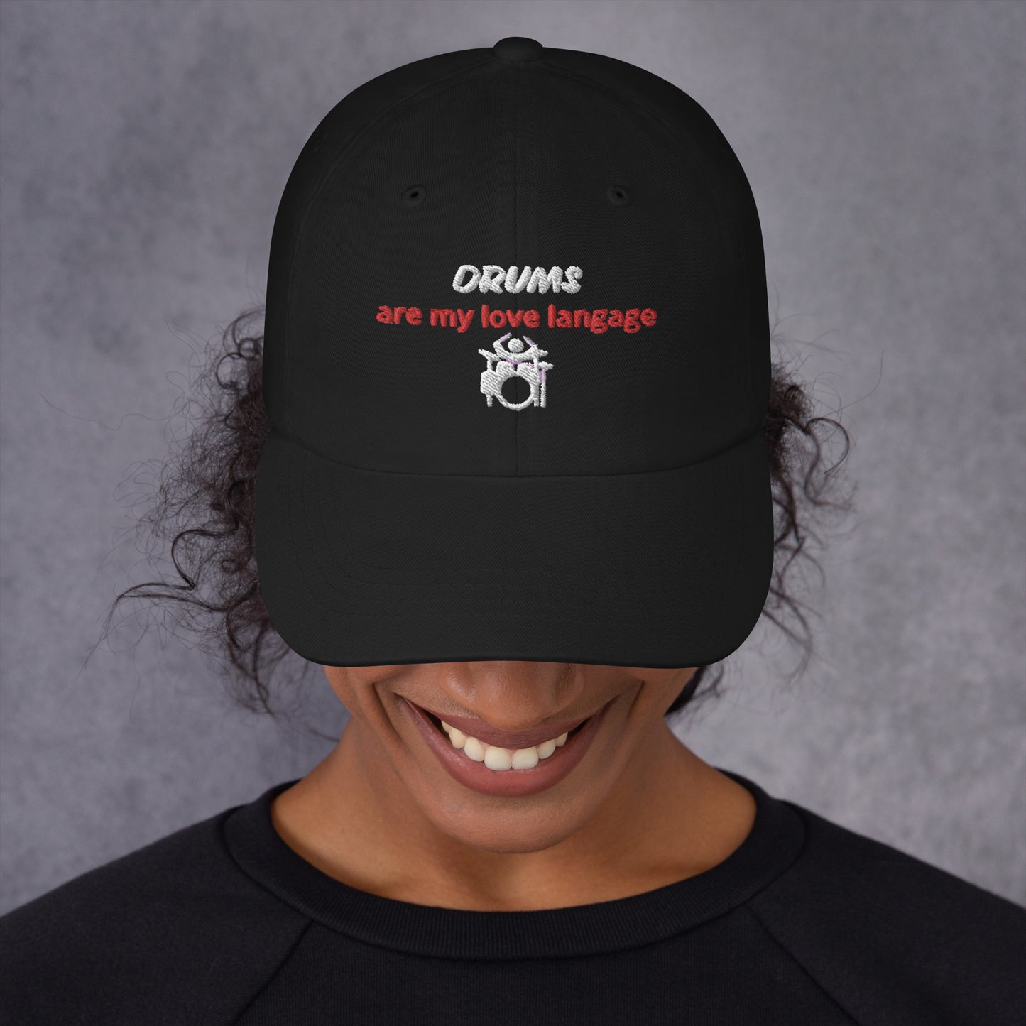 Drums Love Language Dad Hat