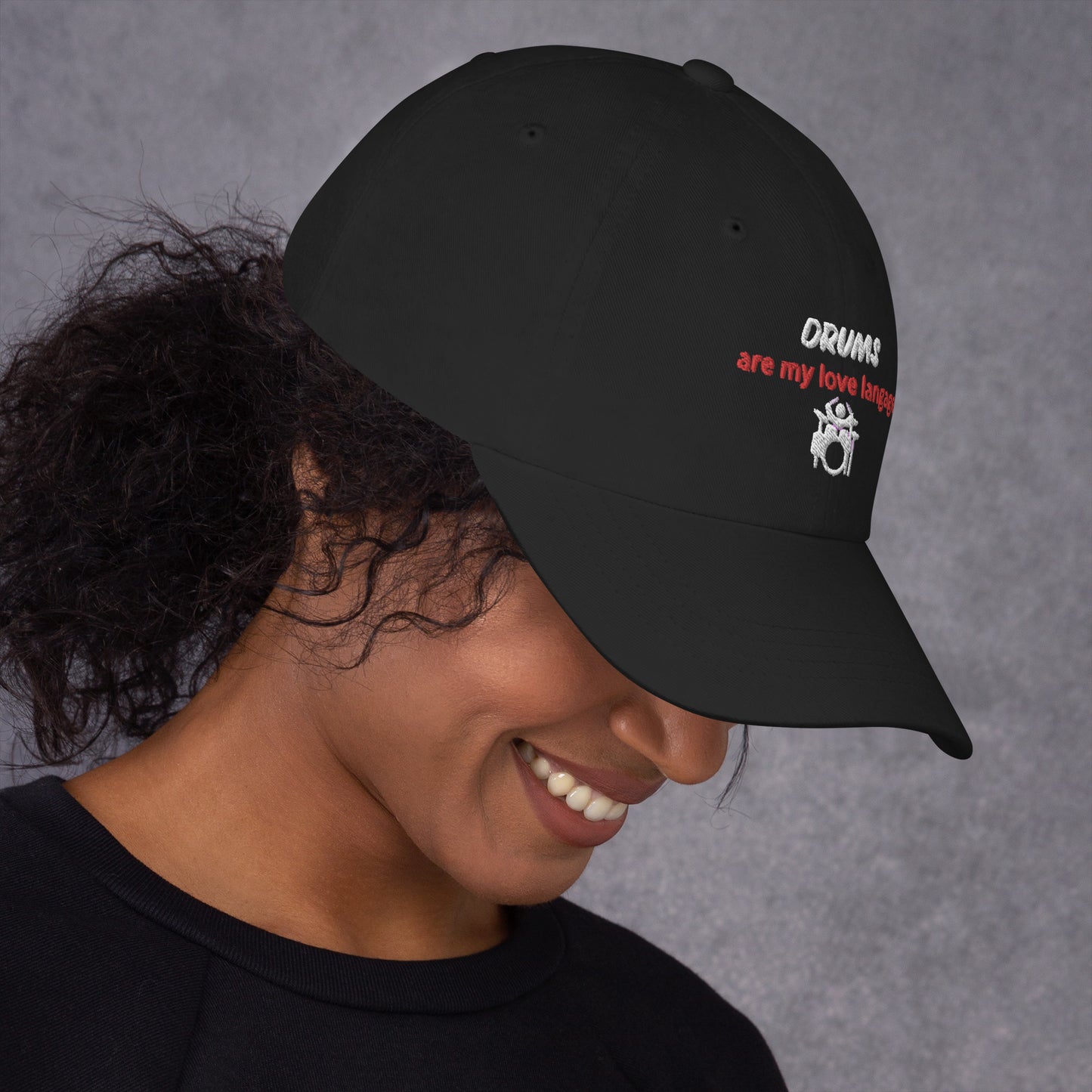 Drums Love Language Dad Hat