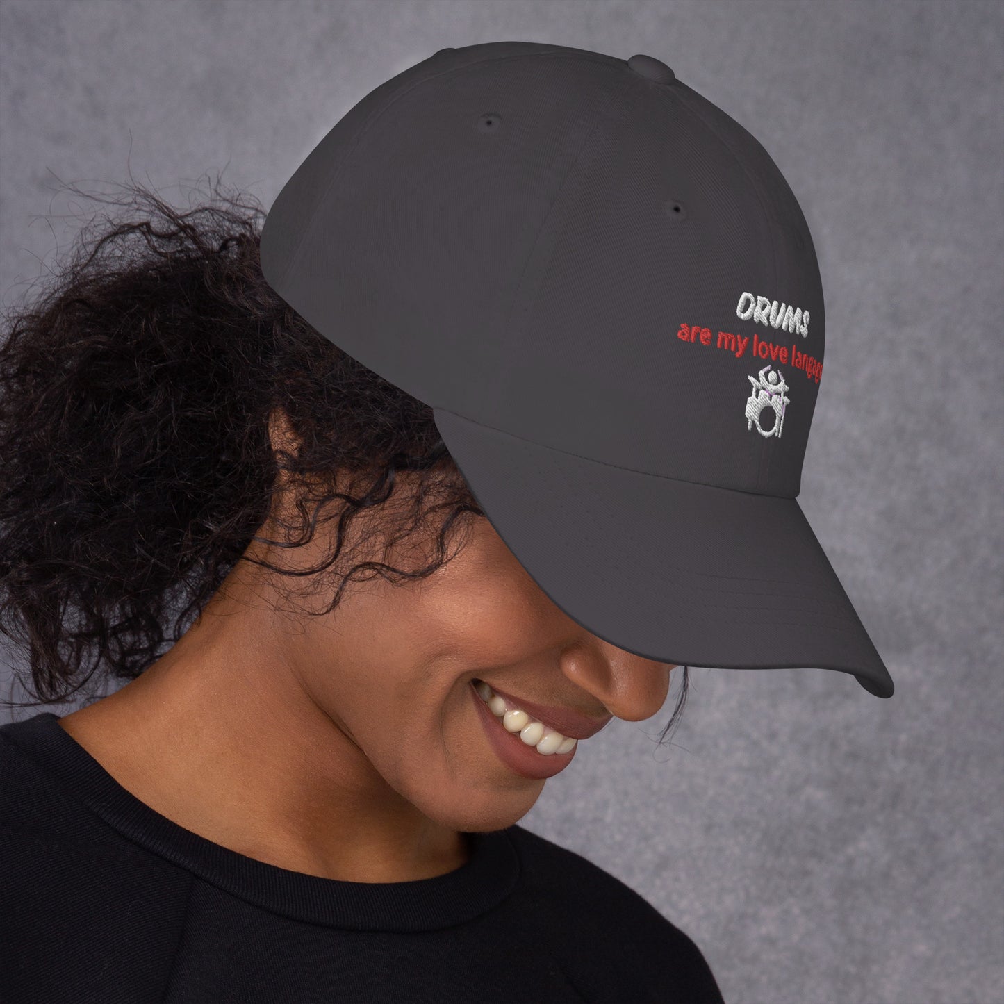 Drums Love Language Dad Hat