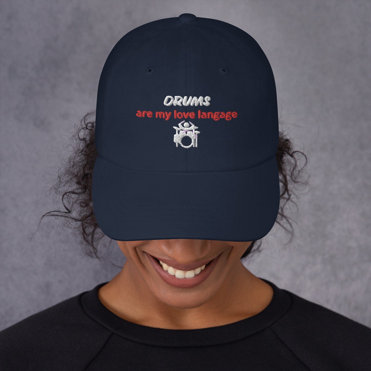 Drums Love Language Dad Hat