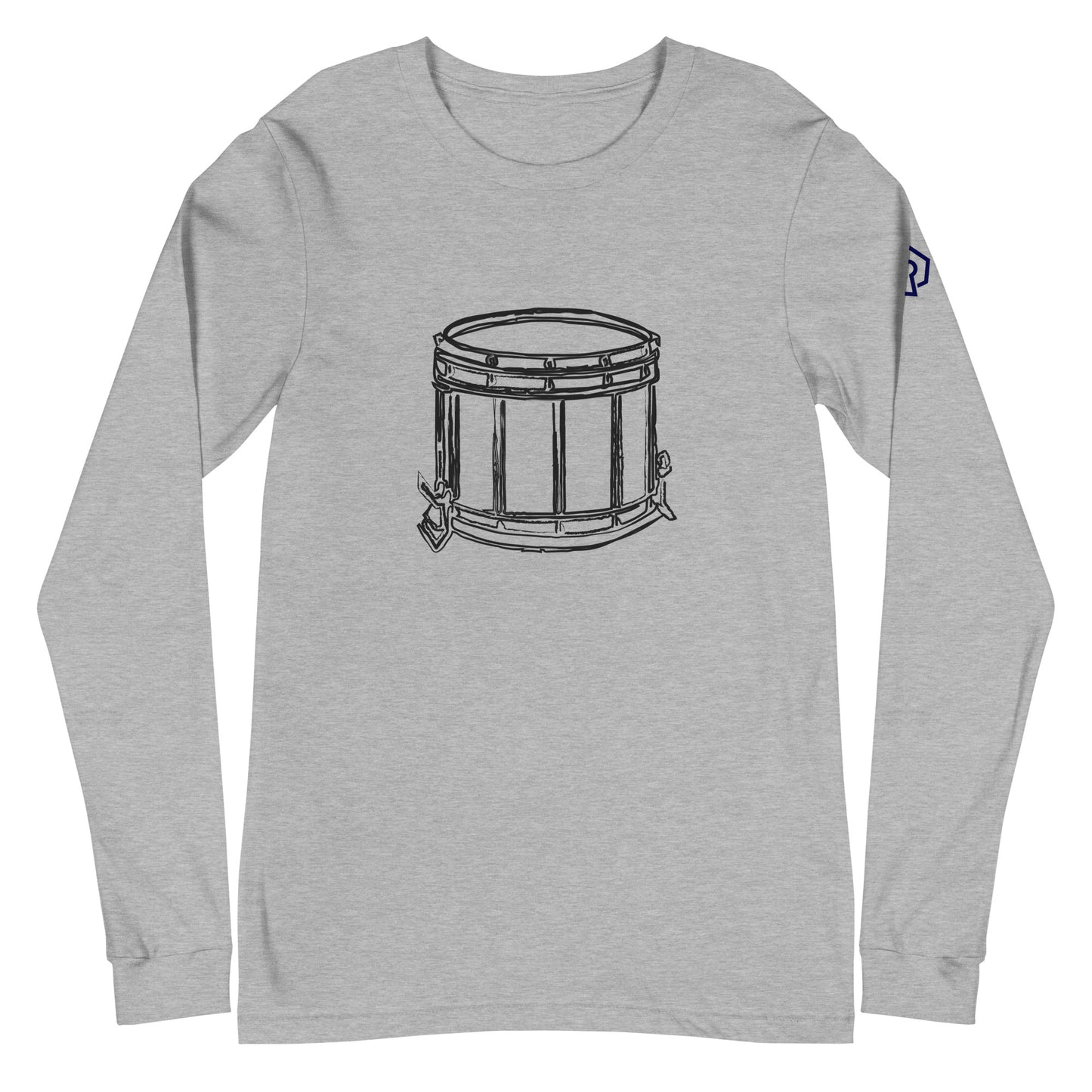 Marching Snare Drum Long Sleeve Tee (Unisex)