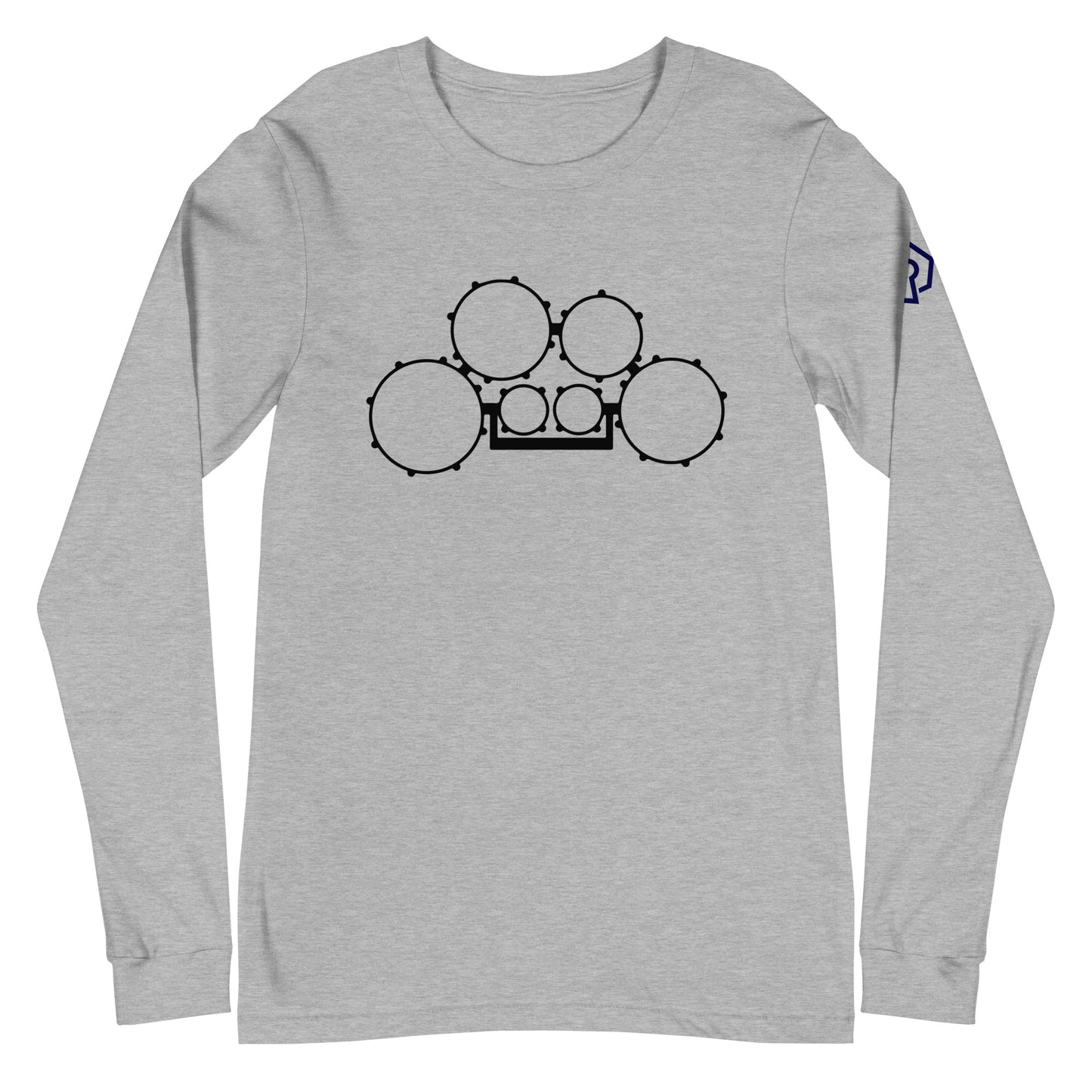 Marching Tenor Drum Long Sleeve Tee (Unisex)