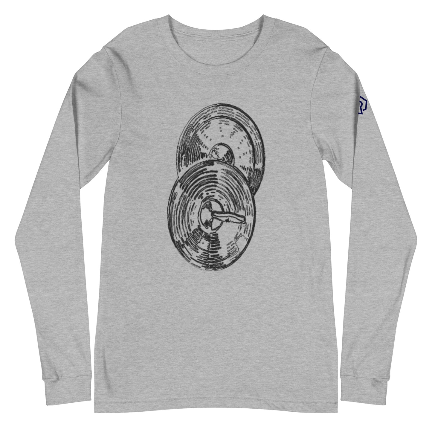 Marching Cymbals Long Sleeve Tee (Unisex)