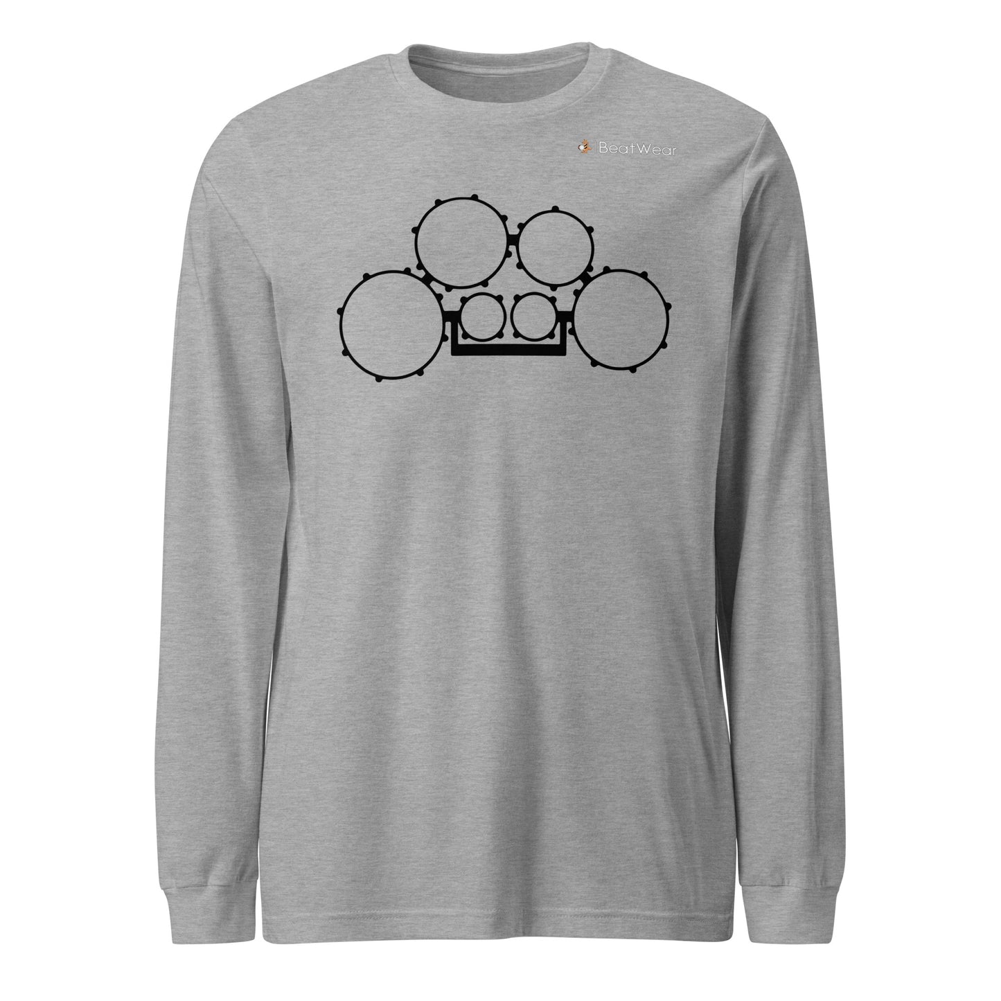Marching Tenor Drum Long Sleeve Tee (Unisex)