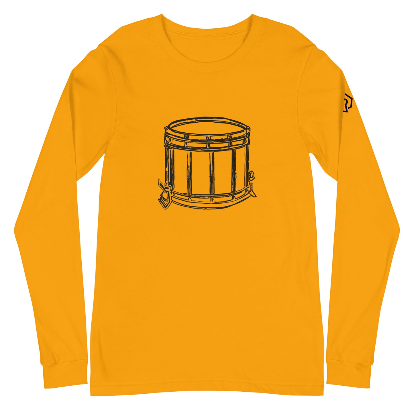 Marching Snare Drum Long Sleeve Tee (Unisex)