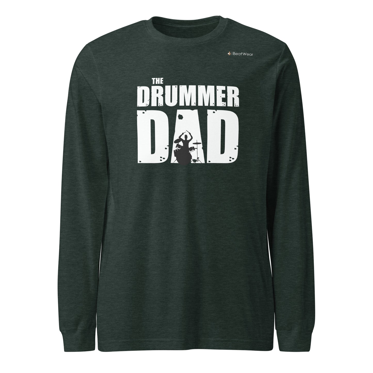 Drummer Dad Long Sleeve Tee