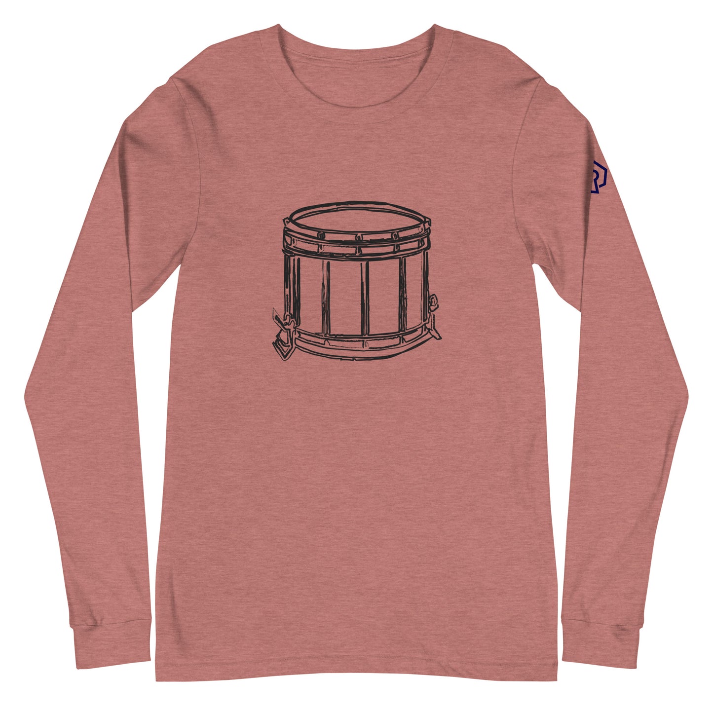 Marching Snare Drum Long Sleeve Tee (Unisex)