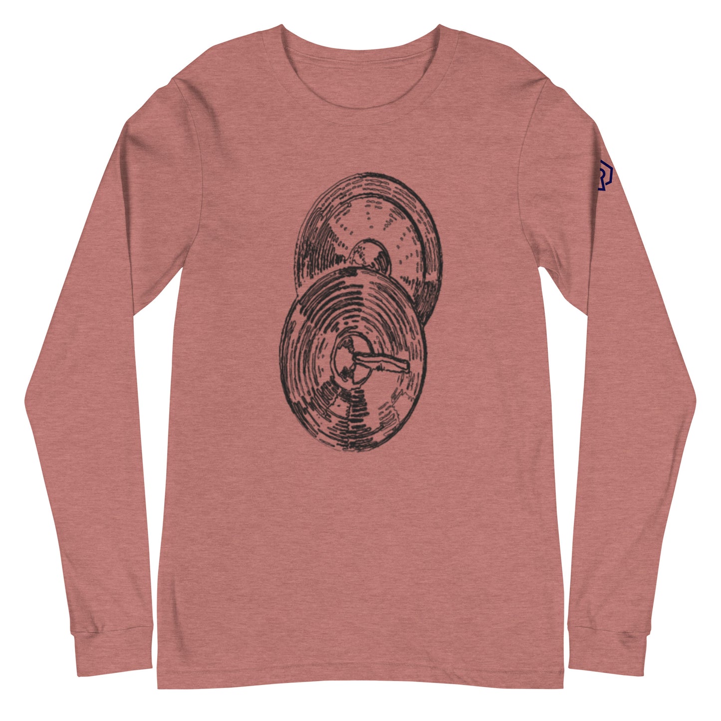 Marching Cymbals Long Sleeve Tee (Unisex)