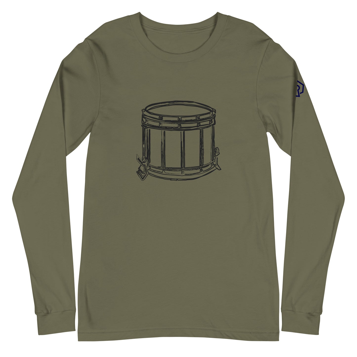 Marching Snare Drum Long Sleeve Tee (Unisex)