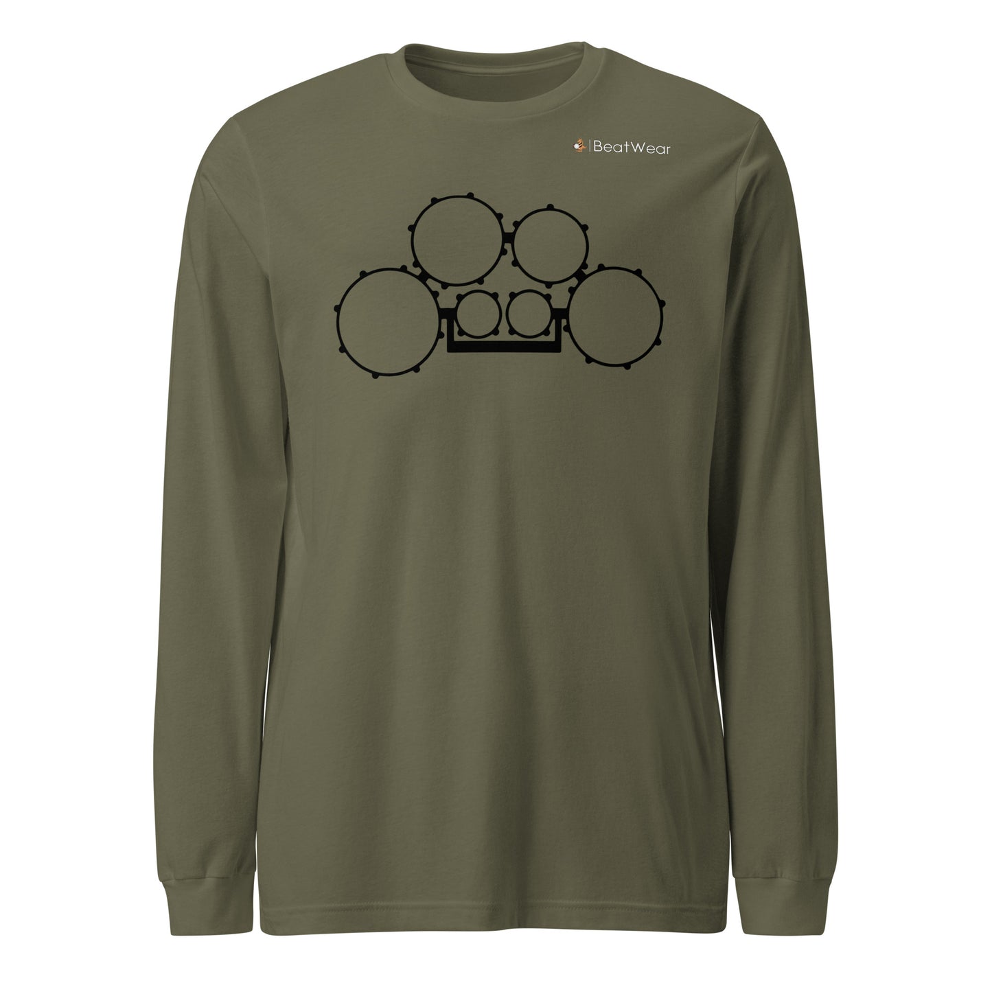 Marching Tenor Drum Long Sleeve Tee (Unisex)