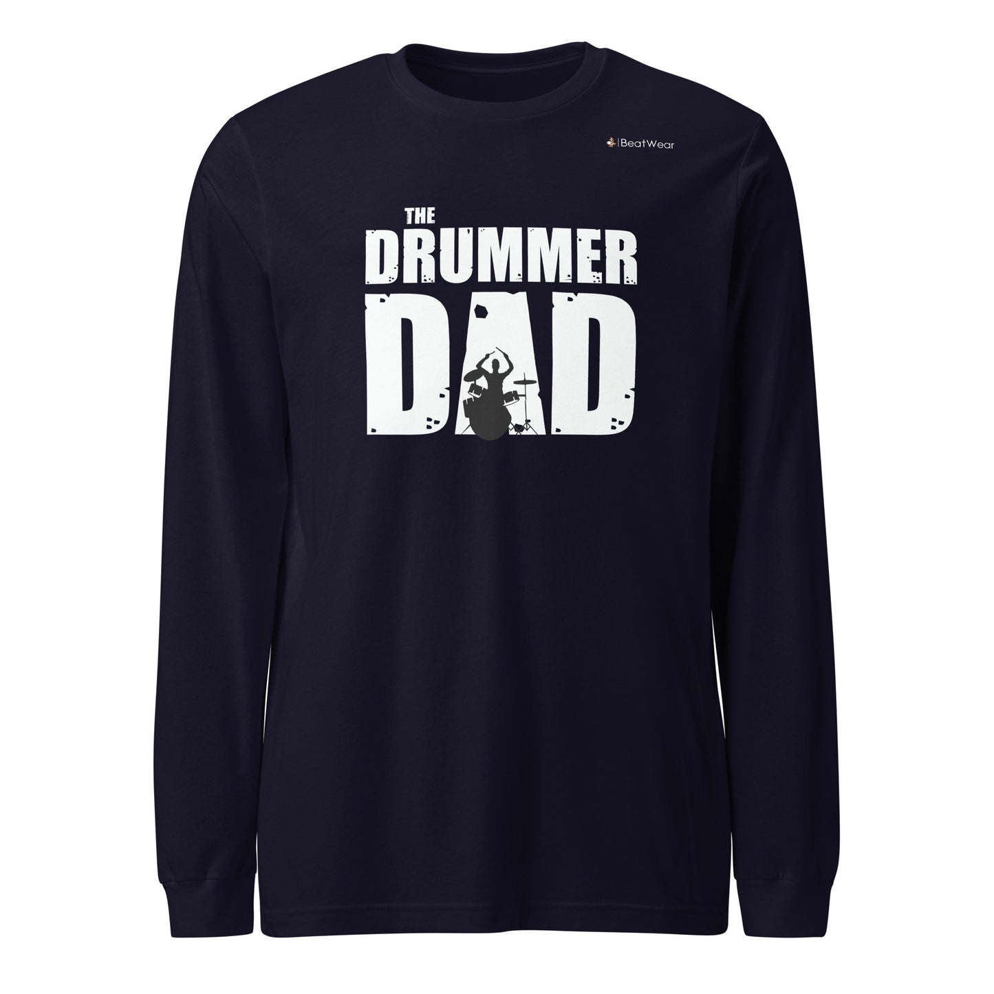 Drummer Dad Long Sleeve Tee