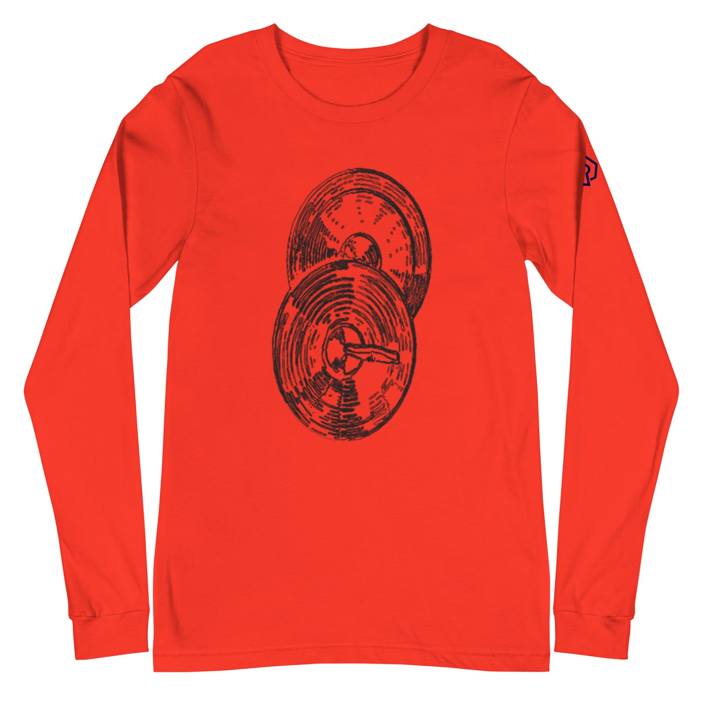 Marching Cymbals Long Sleeve Tee (Unisex)