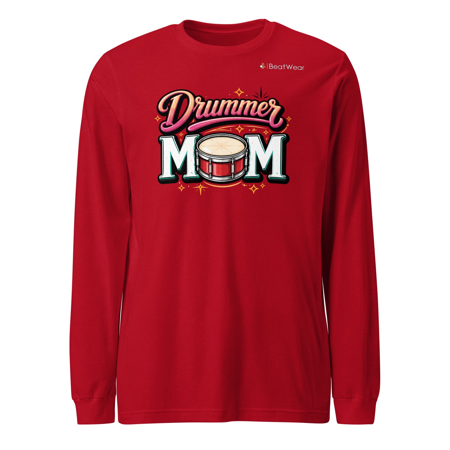 Drummer Mom Long Sleeve Tee