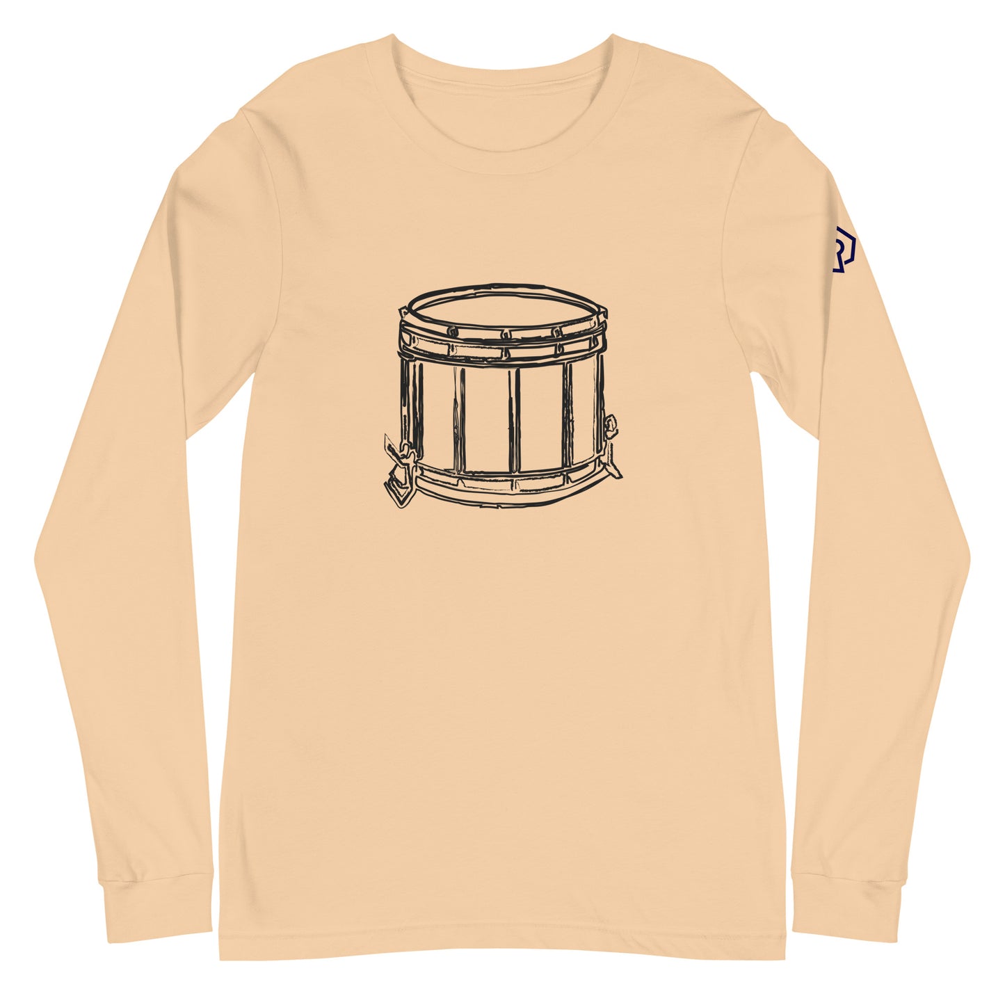 Marching Snare Drum Long Sleeve Tee (Unisex)