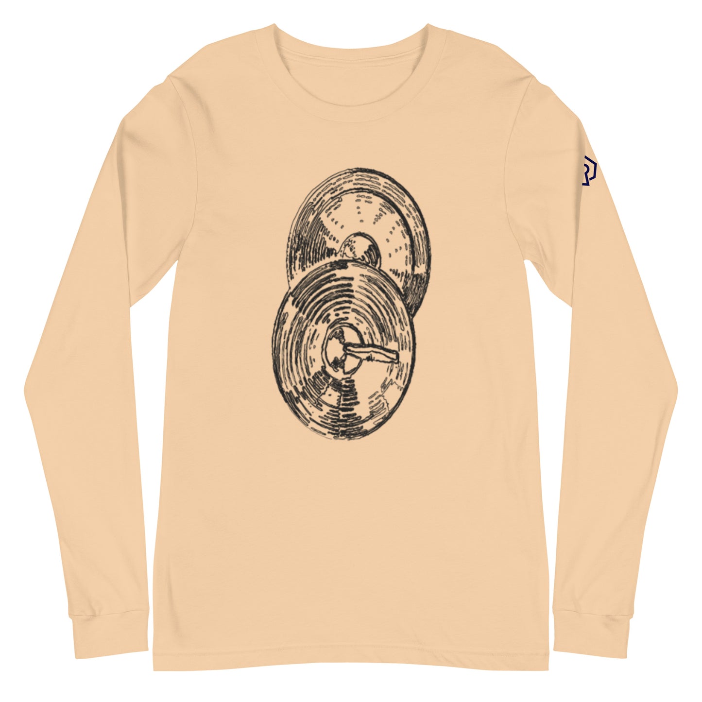 Marching Cymbals Long Sleeve Tee (Unisex)