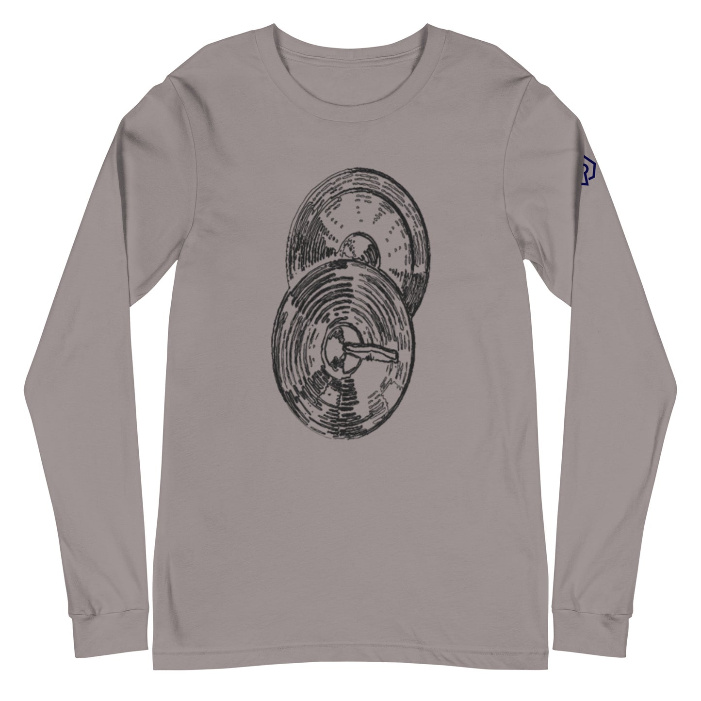 Marching Cymbals Long Sleeve Tee (Unisex)