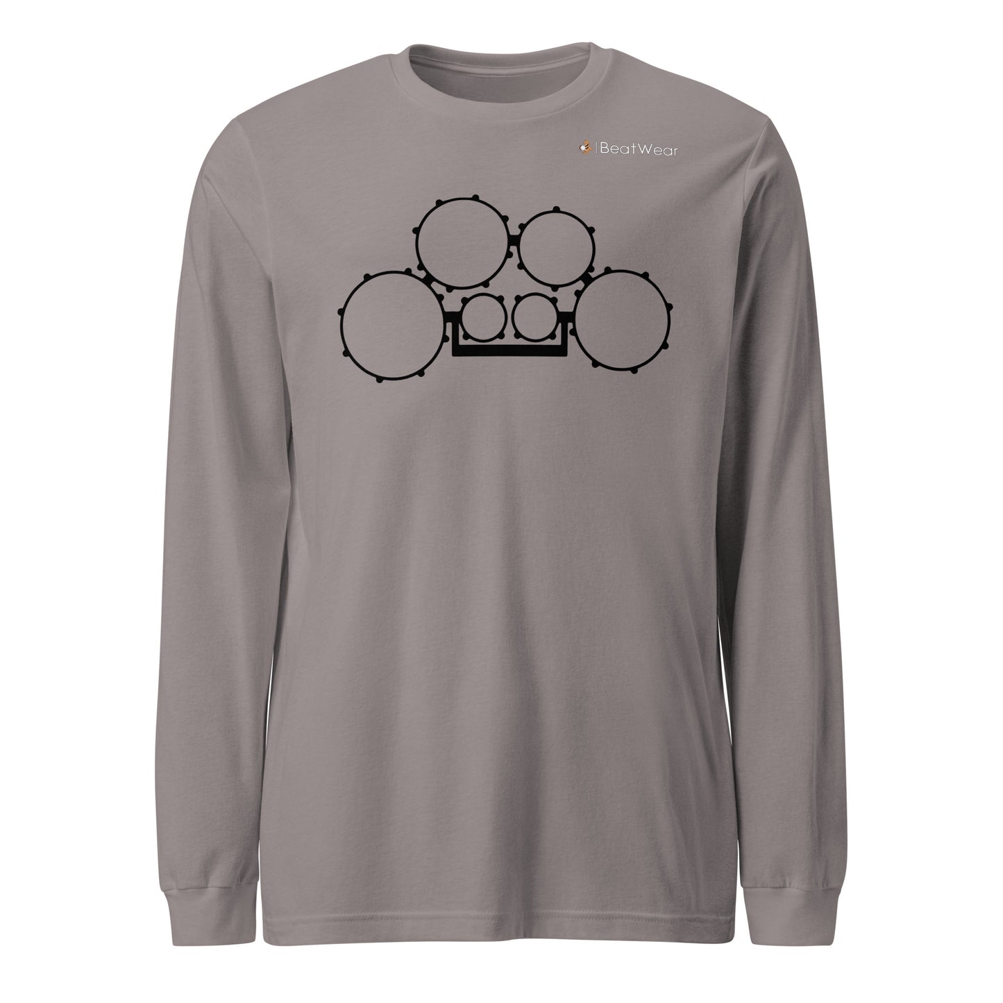 Marching Tenor Drum Long Sleeve Tee (Unisex)