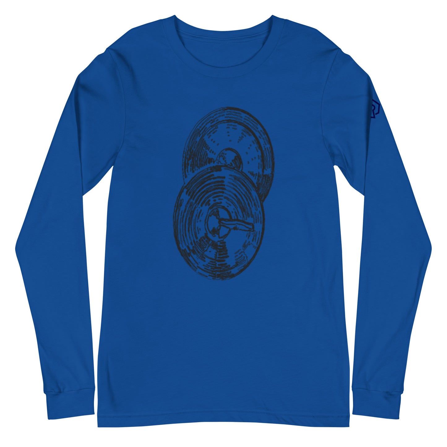 Marching Cymbals Long Sleeve Tee (Unisex)