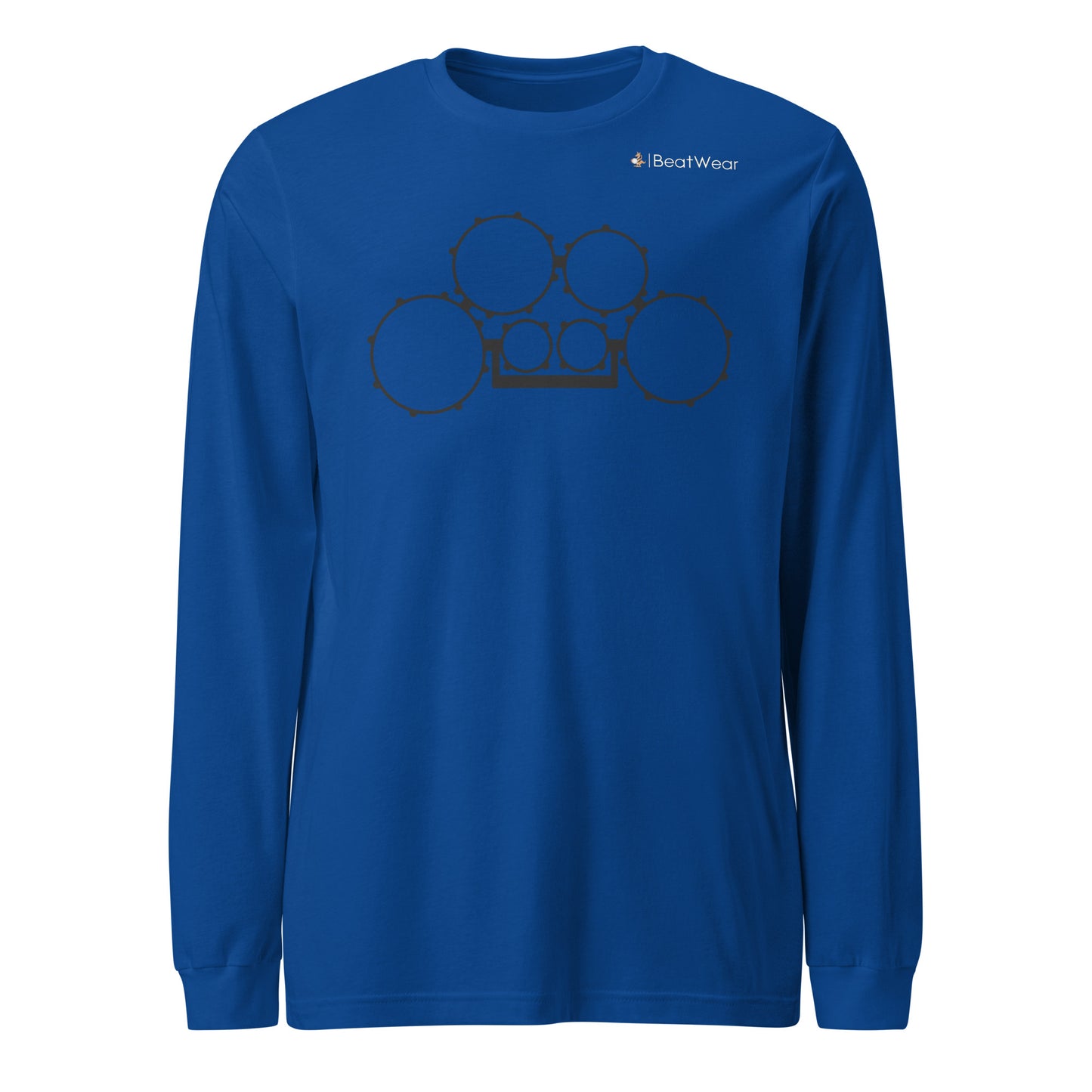 Marching Tenor Drum Long Sleeve Tee (Unisex)