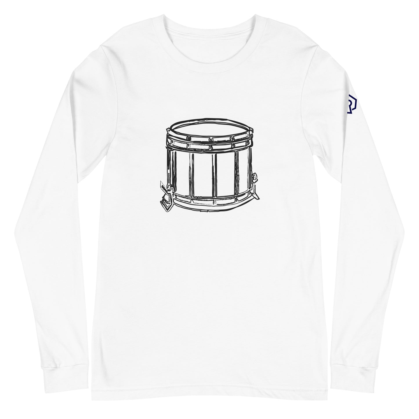 Marching Snare Drum Long Sleeve Tee (Unisex)