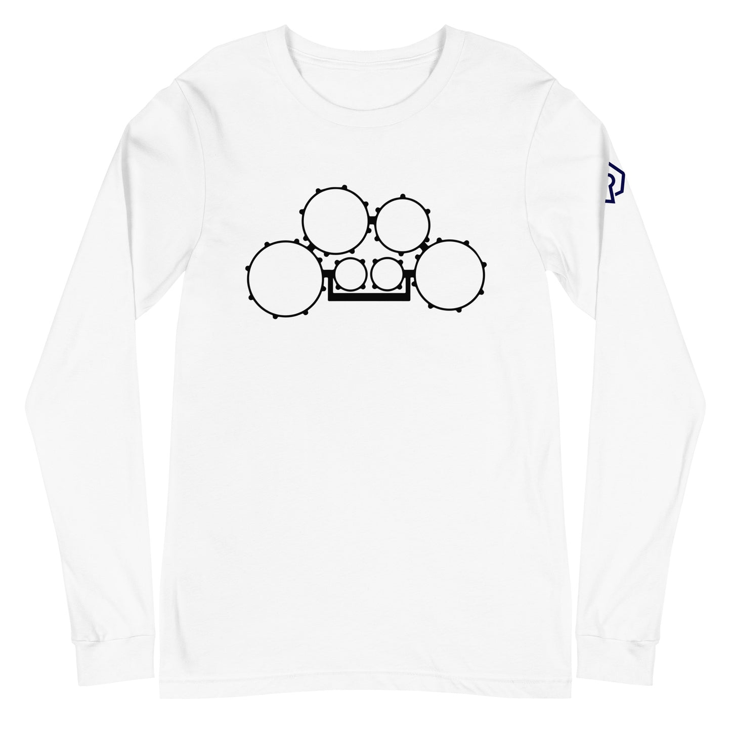 Marching Tenor Drum Long Sleeve Tee (Unisex)