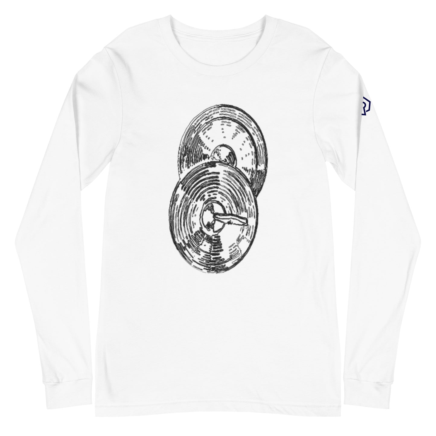 Marching Cymbals Long Sleeve Tee (Unisex)