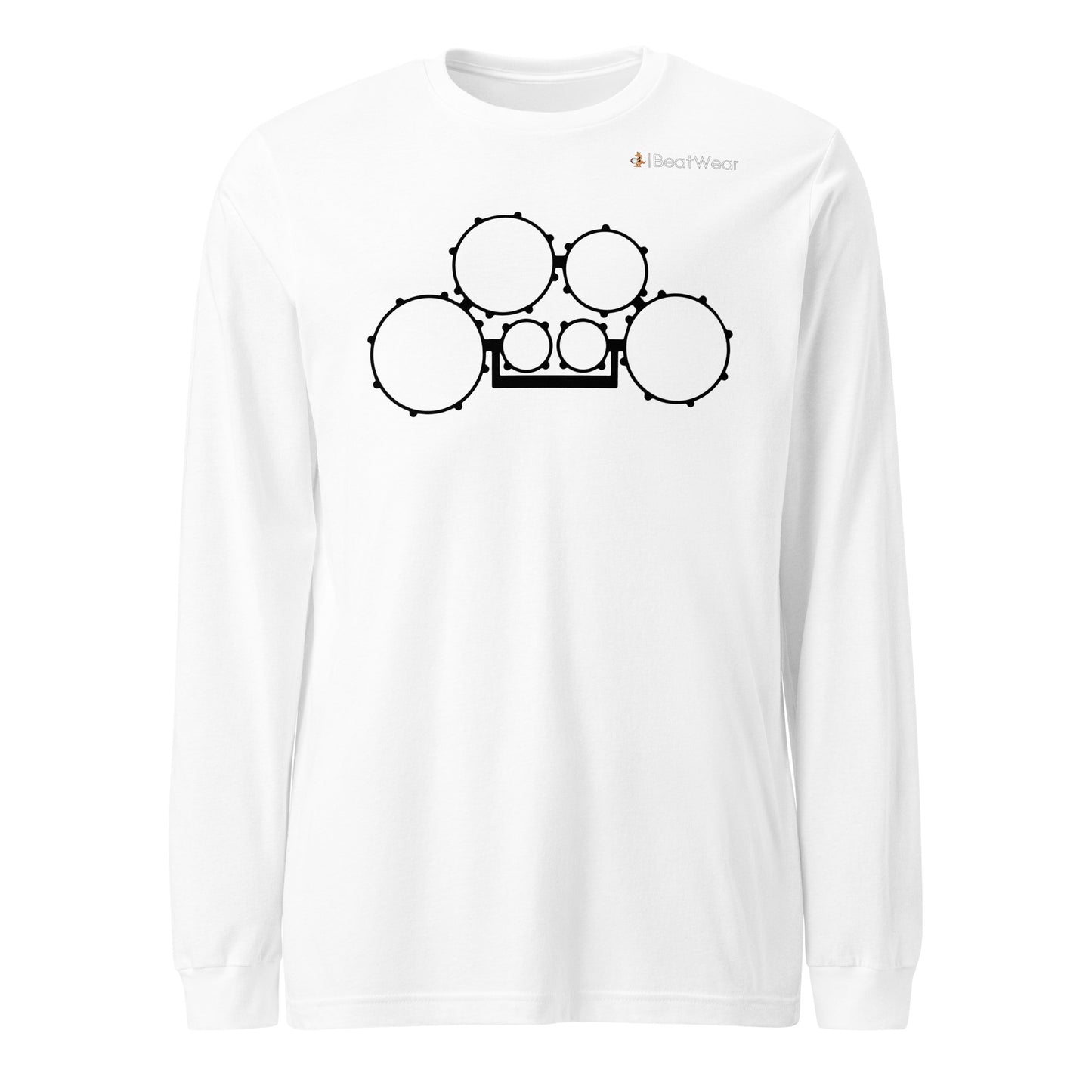 Marching Tenor Drum Long Sleeve Tee (Unisex)