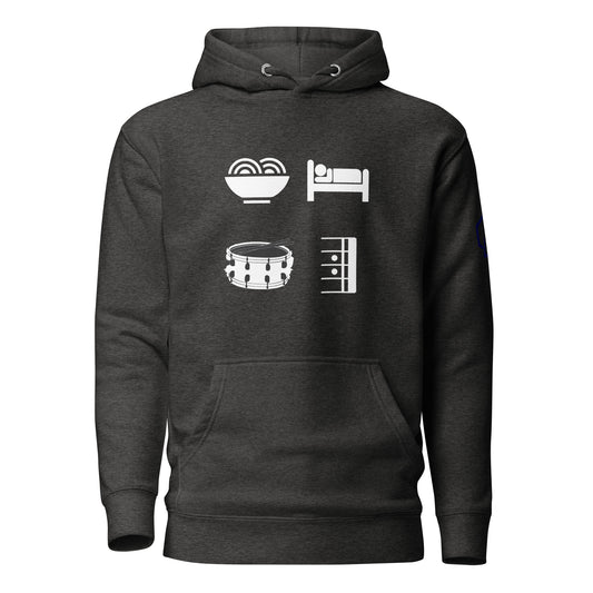 Eat, Sleep, Drum, Repeat Hoodie