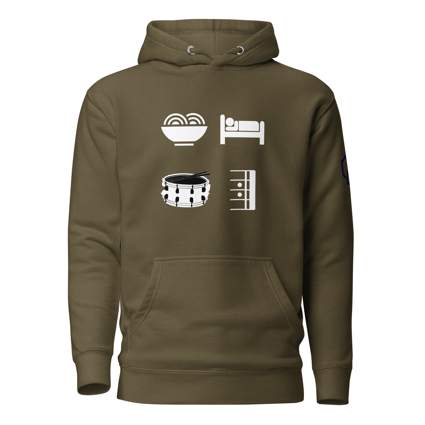 Eat, Sleep, Drum, Repeat Hoodie