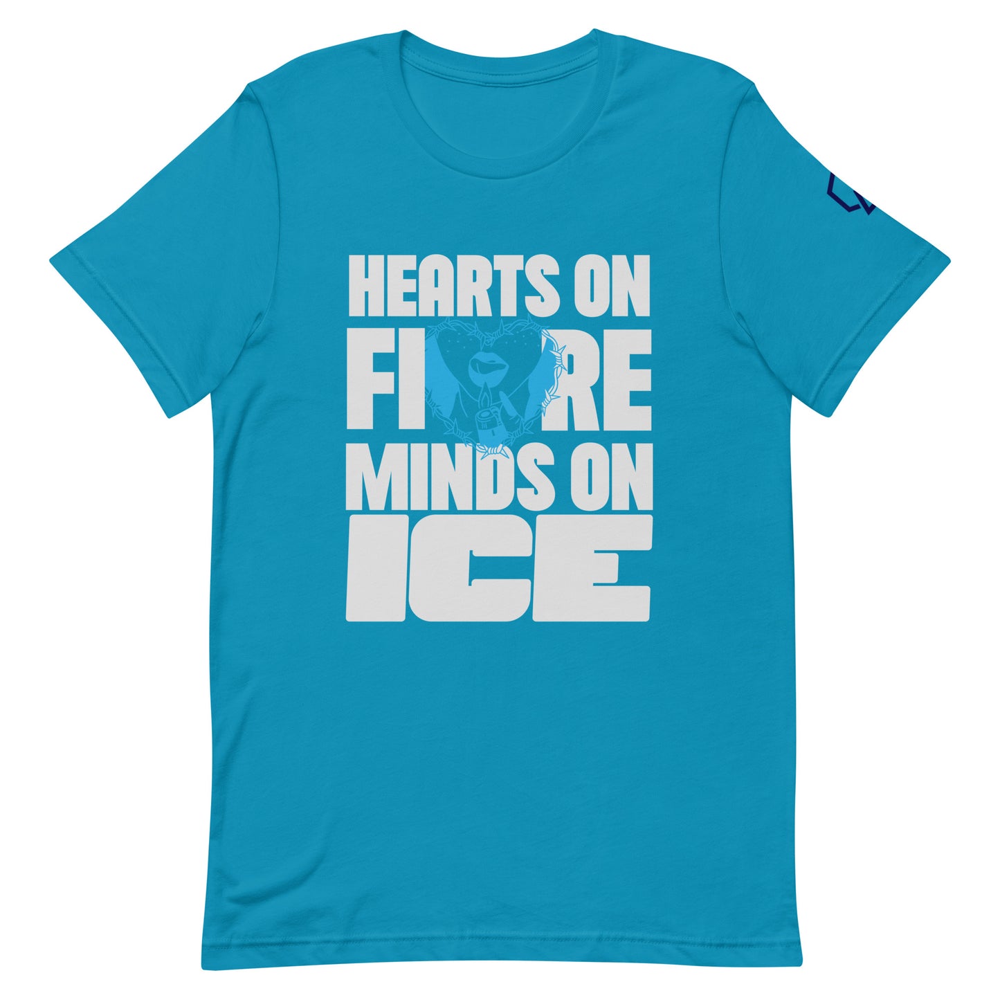 Hearts on Fire, Minds on Ice T-Shirt (Unisex)