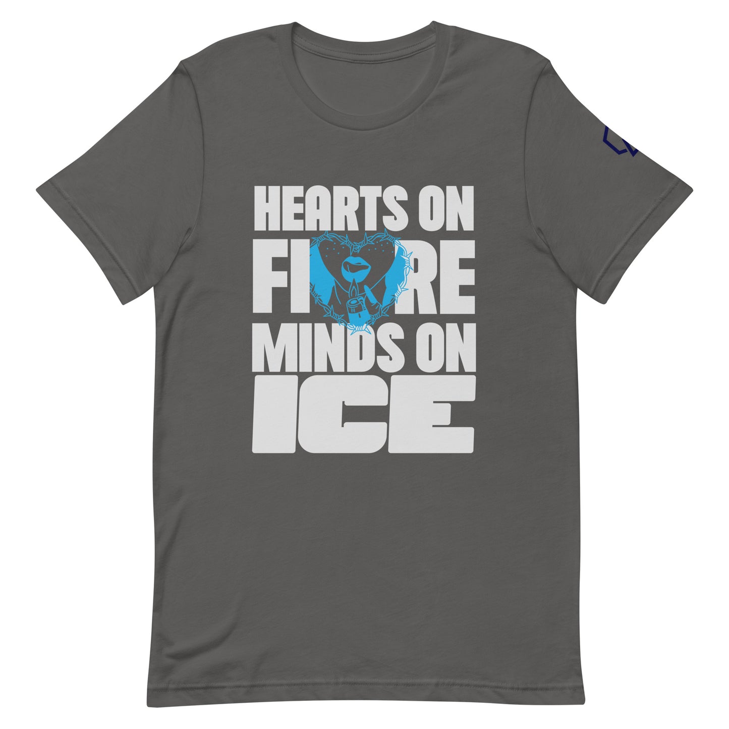 Hearts on Fire, Minds on Ice T-Shirt (Unisex)