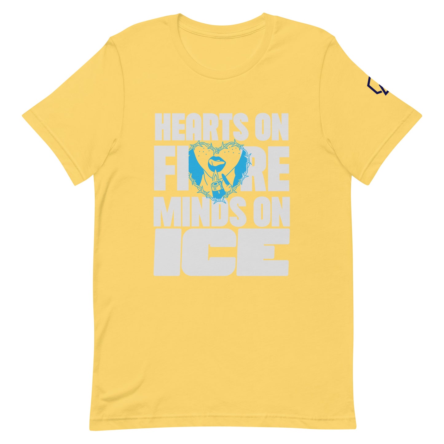 Hearts on Fire, Minds on Ice T-Shirt (Unisex)